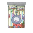 thumbnail image 1 of Ambesonne Christmas Fitted Sheet & Pillow Sham Set, Kitten Gift and Tree, Queen, Multicolor, 1 of 2