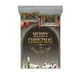 thumbnail image 1 of Ambesonne Christmas Fitted Sheet & Pillow Sham Set, Vintage Wood Design, Queen, Multicolor, 1 of 3