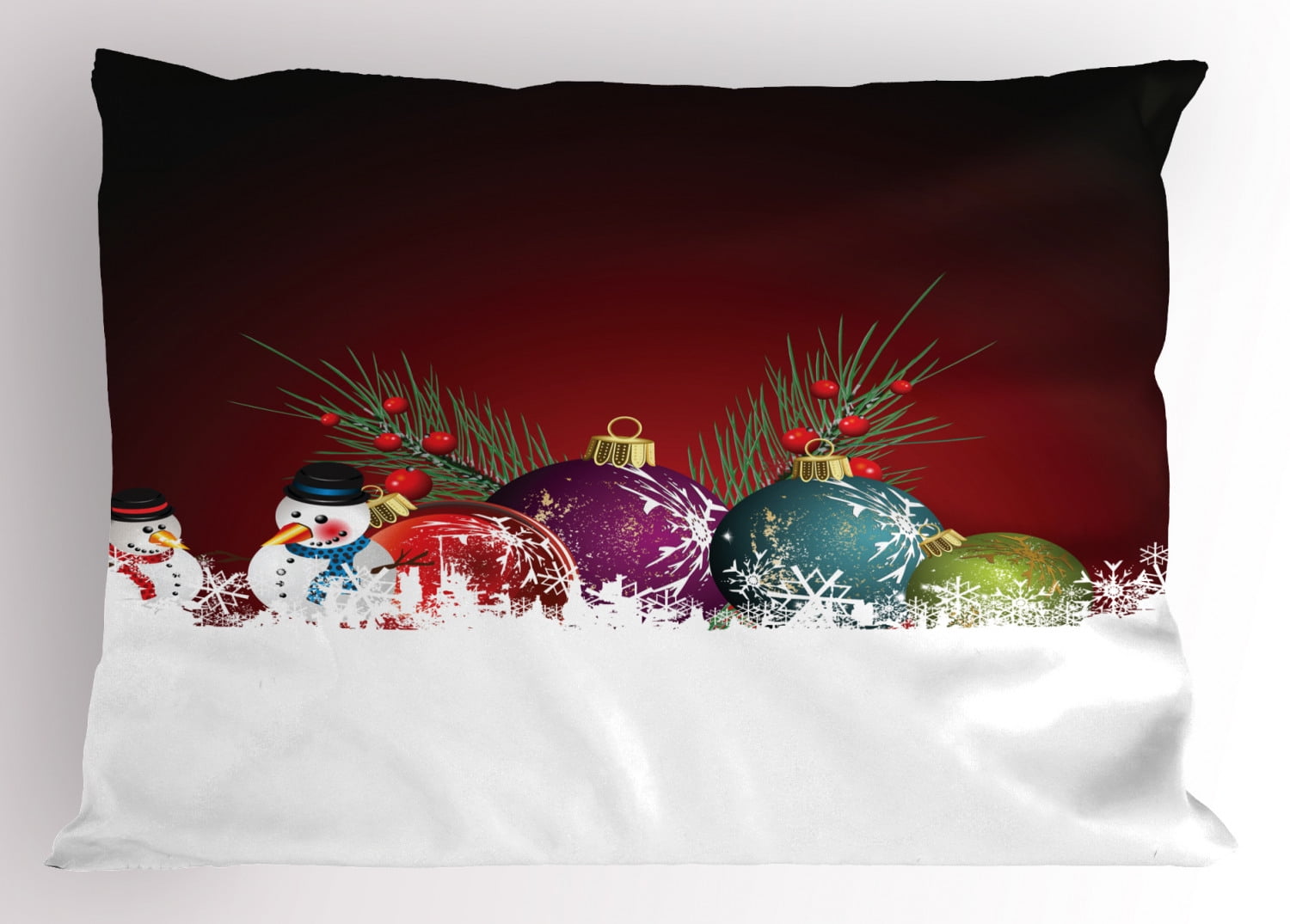 Christmas euro sham hotsell