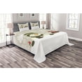 thumbnail image 1 of Ambesonne Christmas Quilted Bedspread Set 3 Pcs, Snowflake Winter Day, Queen Size, Multicolor, 1 of 3