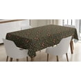 thumbnail image 1 of Ambesonne Christmas Tablecloth Rectangular Table Cover, Mistletoe Pine Branch, 60"x90", Multicolor, 1 of 4
