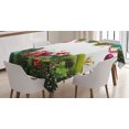 thumbnail image 1 of Ambesonne Christmas Tablecloth Rectangular Table Cover, New Year Greeting, 60"x90", Multicolor, 1 of 3