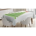 thumbnail image 1 of Ambesonne Christmas Tablecloth Rectangular Table Cover, Ribbon Tree New Year, 60"x90", Yellow Green Vermilion, 1 of 4