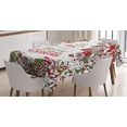 thumbnail image 1 of Ambesonne Christmas Tablecloth Rectangular Table Cover, Santa Snowman Wishes, 60"x84", Multicolor, 1 of 4