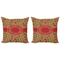 thumbnail image 1 of Ambesonne Christmas Throw Pillow Cover 2 Pack, Presents Snow, 18", Multicolor, 1 of 2