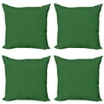 thumbnail image 1 of Ambesonne Christmas Throw Pillow Cover 4 Pack, Vintage Dots, 20", Green and White, 1 of 2