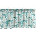 thumbnail image 1 of Ambesonne Christmas Tree Window Valance, Funny Tree Shapes, 54" X 18", Multicolor, 1 of 3