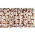 thumbnail image 1 of Ambesonne Christmas Window Valance, Santa Snowman Elves, 54" X 12", Multicolor, 1 of 3