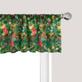 thumbnail image 1 of Ambesonne Christmas Window Valance, Xmas Accessories Pine, 54" X 12", Dark Green Brown and Red, 1 of 3