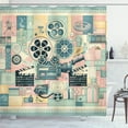 thumbnail image 1 of Ambesonne Cinema Lover Shower Curtain, Movie Themed Modern, 69"Wx75"L, Almond Green Blush Peach, 1 of 1