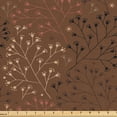 thumbnail image 1 of Ambesonne Cinnamon Fabric by the Yard Upholstery, Autumn Dots Earth Tones, 2 Yards, Pale Redwood Multicolor, 1 of 1