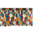thumbnail image 1 of Ambesonne Circle Pattern Window Valance, Geometric Modern Art, 54" X 18", Multicolor, 1 of 3