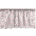 thumbnail image 1 of Ambesonne Circles Window Valance, Abstract Round Motifs Art, 54" X 18", Rose Pastel Pink Grey, 1 of 3