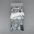 thumbnail image 1 of Ambesonne City Bedding Set 3 Pcs, Manhattan Urban Scenery, Twin XL, Grey, 1 of 3