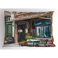 thumbnail image 1 of Ambesonne City Pillow Sham, Street Paris Cafe Eating, 26" X 20", Multicolor, 1 of 2