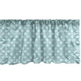 thumbnail image 1 of Ambesonne Classic Window Valance, Greek Inspired Floral Art, 54" X 18", Pale Slate Blue White, 1 of 3