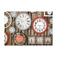 thumbnail image 1 of Ambesonne Clock Jigsaw Puzzle, Vintage Wall, Heirloom-Quality Fun Activity for Family Durable Cardboard, 1000 pcs, Brown and Red, 1 of 5