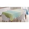 thumbnail image 1 of Ambesonne Cloud Tablecloth Rectangular Table Cover, Semi Circle Style Rainbow, 52"x70", Multicolor, 1 of 4