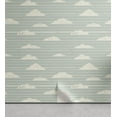 thumbnail image 1 of Ambesonne Clouds Peel & Stick Wallpaper for Home, Abstract Cumulus Striped Sky, 13"x100", Ivory and Pale Seafoam, 1 of 6