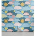 thumbnail image 1 of Ambesonne Clouds Peel & Stick Wallpaper for Home, Graphic Design Clouds Suns, 13"x36", Multicolor, 1 of 6