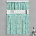 thumbnail image 1 of Ambesonne Cocktail Valance & Curtain, Party Beverages Pattern, 55"x24", Seafoam Multicolor, 1 of 7