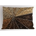 thumbnail image 1 of Ambesonne Coffee Pillow Sham, Many Varieties of Beans, 36" X 20", Beige Brown Pale Brown, 1 of 2