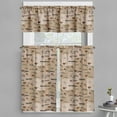thumbnail image 1 of Ambesonne Coffee Valance & Curtain, Coffee Typography Beans, 55"x45", Pale Brown Black, 1 of 7