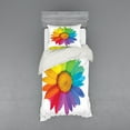 thumbnail image 1 of Ambesonne Colorful Bedding Set 3 Pcs, Hippie Daisy Spring, Twin XL, Multicolor, 1 of 2