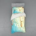 thumbnail image 1 of Ambesonne Colorful Bedding Set 3 Pcs, Musical Notes Vibes, Twin, Multicolor, 1 of 3