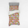 thumbnail image 1 of Ambesonne Colorful Bedding Set 3 Pcs, Ornate Owl Polka Dots, Twin XL, Multicolor, 1 of 2