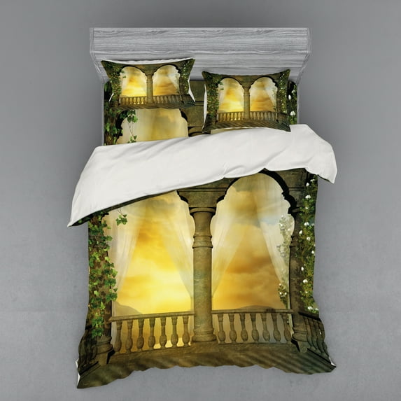Ambesonne Colorful Bedding Set 4 Pcs, Art, Queen, Multicolor
