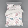 thumbnail image 1 of Ambesonne Colorful Bedding Set 4 Pcs, Grunge Halloween Birds, Queen, Multicolor, 1 of 3