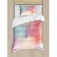 thumbnail image 1 of Ambesonne Colorful Duvet Cover Sets, Abstract Digital Paint, 2-Twin, Multicolor, 1 of 4