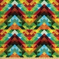 thumbnail image 1 of Ambesonne Colorful Fabric by the Yard Upholstery, Abstract Optic Pattern, 10 Yards, Multicolor, 1 of 4