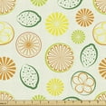 thumbnail image 1 of Ambesonne Colorful Fabric by the Yard Upholstery, Different Citrus Pattern, 1 Yard, Multicolor, 1 of 5