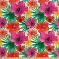 thumbnail image 1 of Ambesonne Colorful Fabric by the Yard Upholstery, Lively Tropical Forest, 3 Yards, Multicolor, 1 of 4