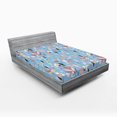 thumbnail image 1 of Ambesonne Colorful Fitted Sheet, Autumn Leaves Garden, Queen Size, Multicolor, 1 of 3