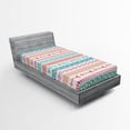 thumbnail image 1 of Ambesonne Colorful Fitted Sheet, Aztec Tribe Maya Arrow, Twin Size, Multicolor, 1 of 2