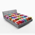 thumbnail image 1 of Ambesonne Colorful Fitted Sheet, Coffee Shop Cookies, Queen Size, Multicolor, 1 of 2