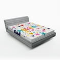 thumbnail image 1 of Ambesonne Colorful Fitted Sheet, Engagement Party, Full Size, Multicolor, 1 of 2