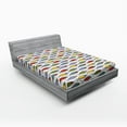 thumbnail image 1 of Ambesonne Colorful Fitted Sheet, Fish Animals, Full Size, Multicolor, 1 of 2