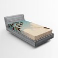 thumbnail image 1 of Ambesonne Colorful Fitted Sheet, Flying Pigeons Birds, Twin XL Size, Multicolor, 1 of 3
