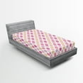 thumbnail image 1 of Ambesonne Colorful Fitted Sheet, Geometric Dots Circles, Twin Size, Multicolor, 1 of 3