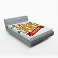 thumbnail image 1 of Ambesonne Colorful Fitted Sheet, Growing Old Image, Full Size, Multicolor, 1 of 2