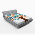 thumbnail image 1 of Ambesonne Colorful Fitted Sheet, Innovation Gears Tree, Full Size, Multicolor, 1 of 2