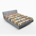 thumbnail image 1 of Ambesonne Colorful Fitted Sheet, Library Ladder, Full Size, Multicolor, 1 of 2