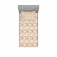 thumbnail image 1 of Ambesonne Colorful Fitted Sheet & Pillow Sham Set, Abstract Ornamental Birds, Twin, Multicolor, 1 of 3