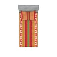 thumbnail image 1 of Ambesonne Colorful Fitted Sheet & Pillow Sham Set, American Aztec, Twin, Multicolor, 1 of 2