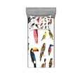 thumbnail image 1 of Ambesonne Colorful Fitted Sheet & Pillow Sham Set, Bird Set Poly Design, Twin, Multicolor, 1 of 2