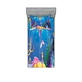 thumbnail image 1 of Ambesonne Colorful Fitted Sheet & Pillow Sham Set, Cartoon Mermaid Fish, Twinxl, Multicolor, 1 of 2